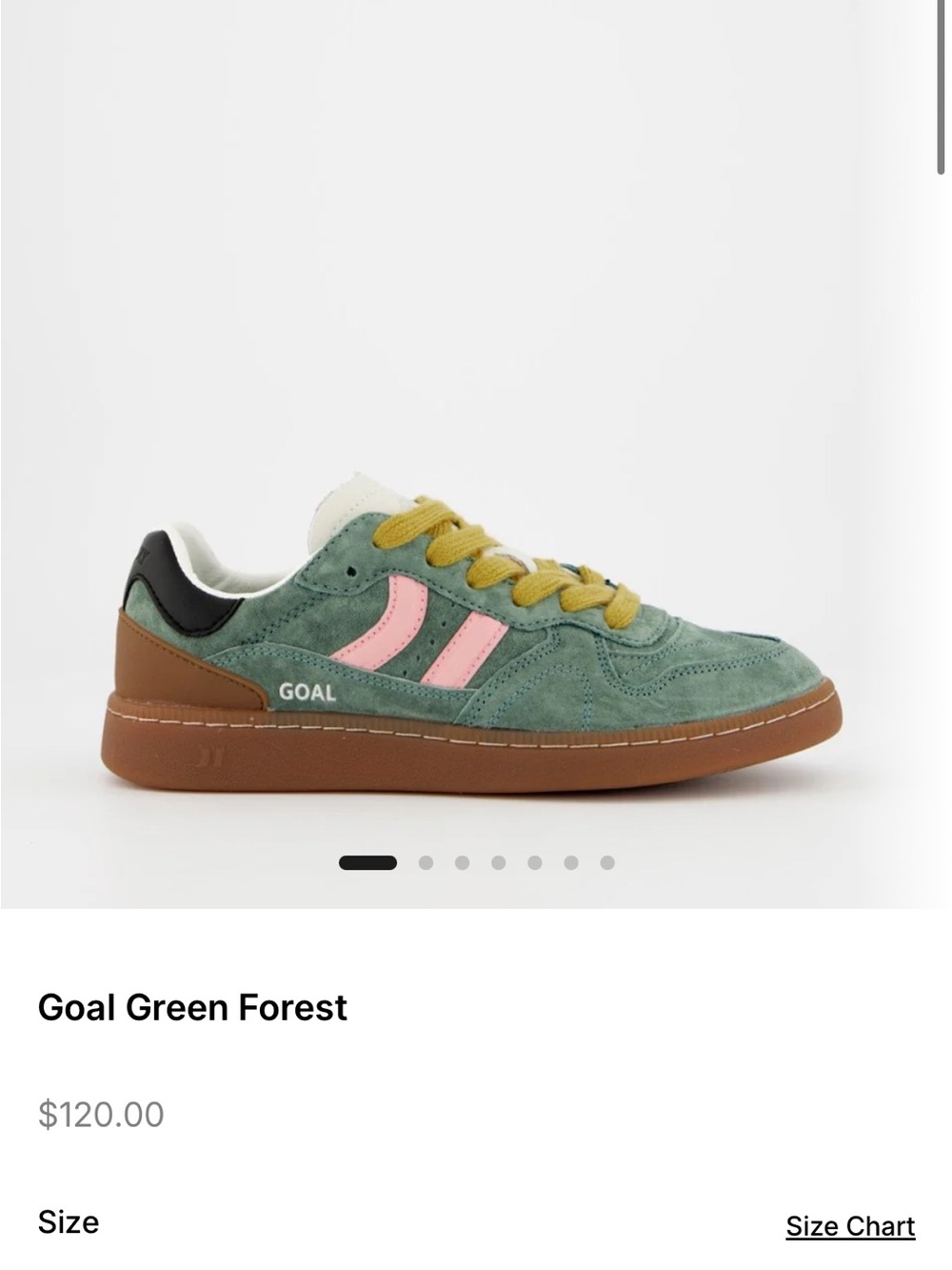 Coolway Goal Green Forest Sneaker